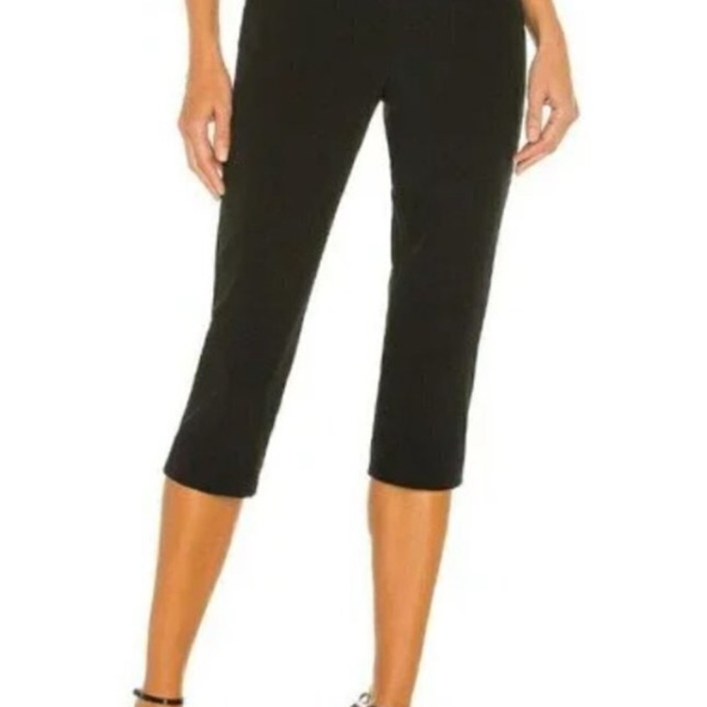Skyler High Rise Cropped Black Pant